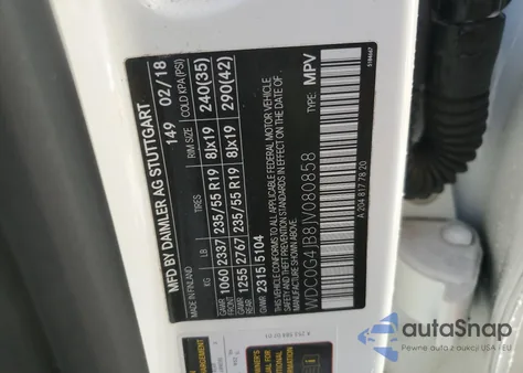 2018 Mercedes-Benz Glc 300 z USA, uszkodzony, nr VIN WDC0G4JB8JV080858